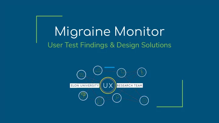 migraine monitor