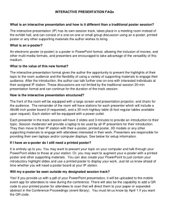 INTERACTIVE PRESENTATION FAQs  What is an interactive presentation and how is it different than a
