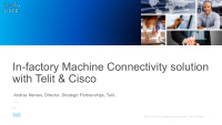 in factory machine connectivity solution with telit cisco