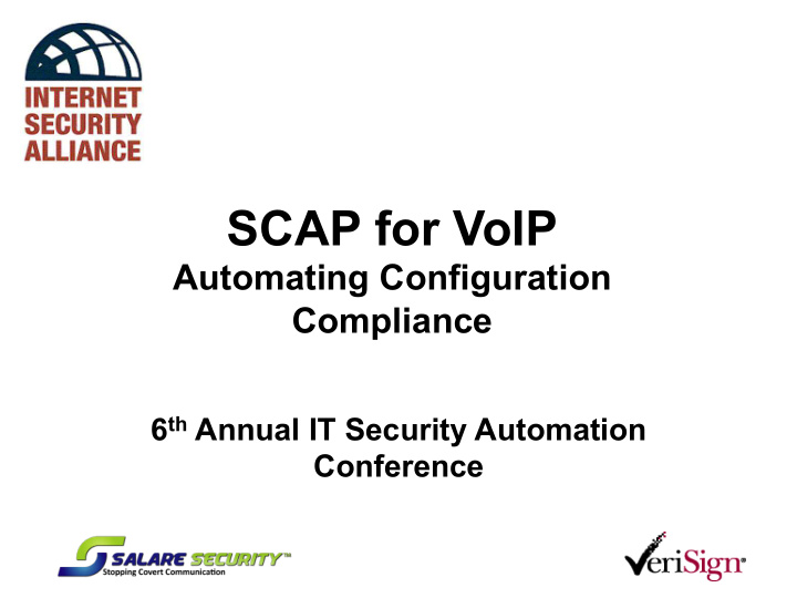 scap for voip