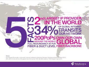 Notes:  2nd biggest IP provider in the world: Internet Intelligence Authority Renesys. Rankings