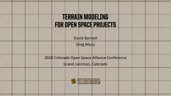 David Barnett  Greg Mazu  2018 Colorado Open Space Alliance Conference  Grand Junction, Colorado