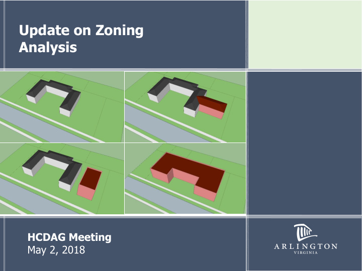update on zoning analysis