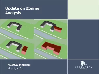Update on Zoning  Analysis  HCDAG Meeting  May 2, 2018  Poverty Rates by Census Tracts