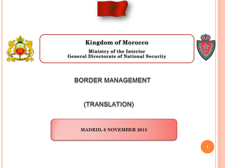 kingdom of morocco