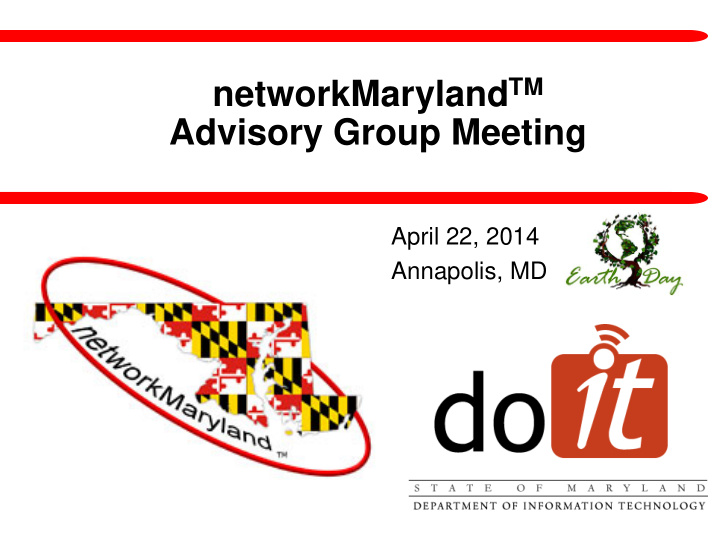 networkmaryland tm advisory group meeting