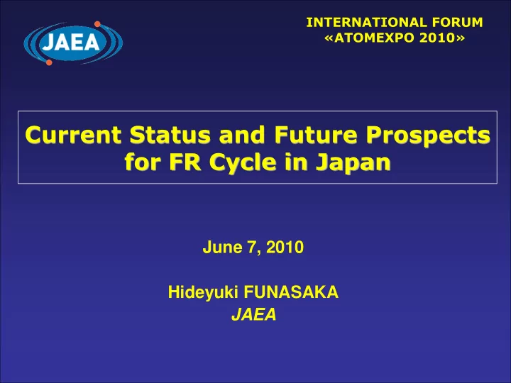 for fr cycle in japan
