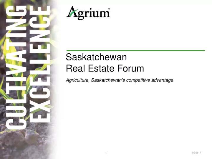 saskatchewan real estate forum