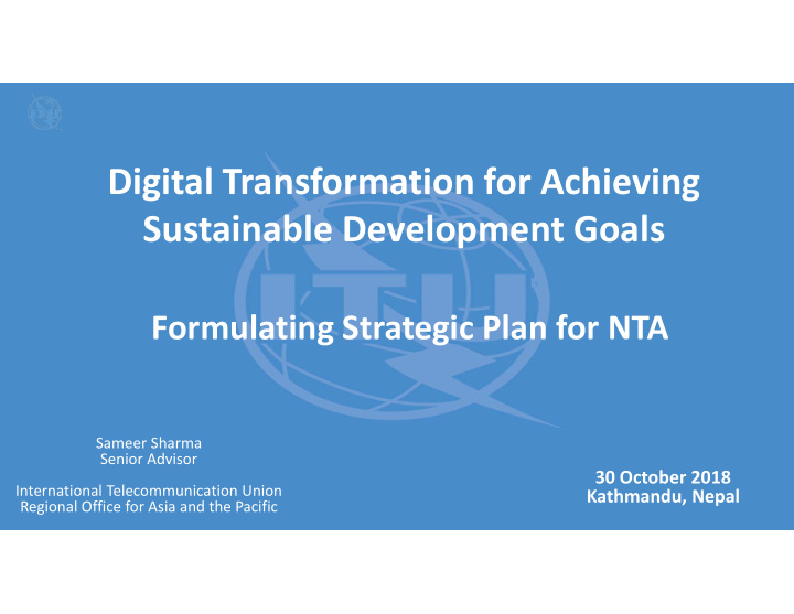 digital transformation for achieving sustainable