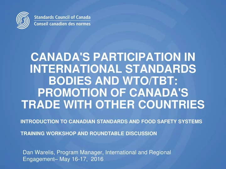 canada s participation in