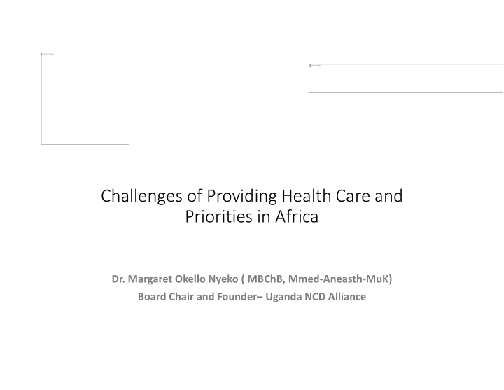 challenges of providing health care and priorities in