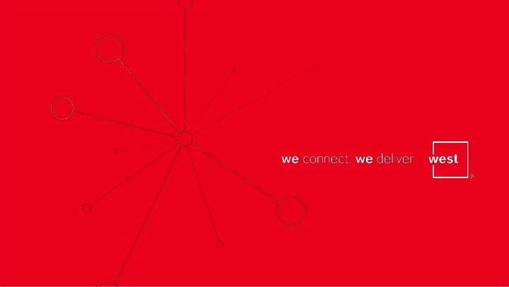 unified communications from west we connect we deliver
