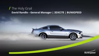 /  /  Bunkspeed (For those new to us)  Was founded in November 2002  Offers products and services