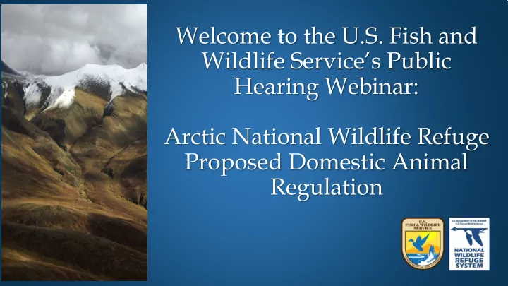 welcome to the u s fish and wildlife service s public