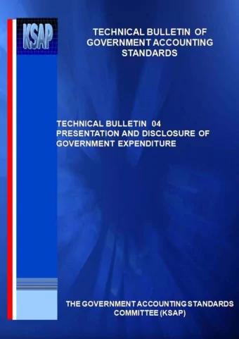The Government Accounting Standards Committee  (KSAP)  In accordance with article 3 of Government