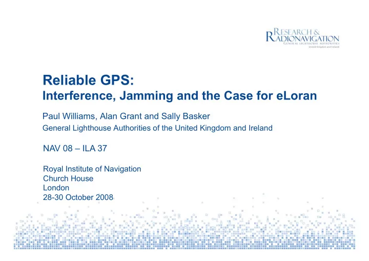 reliable gps
