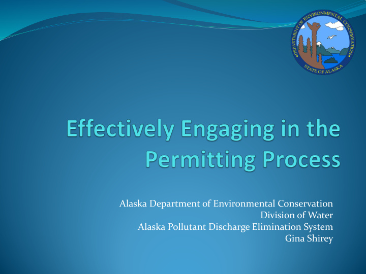 alaska department of environmental conservation division