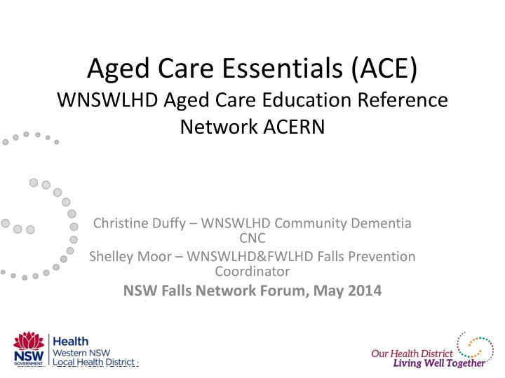 aged care essentials ace