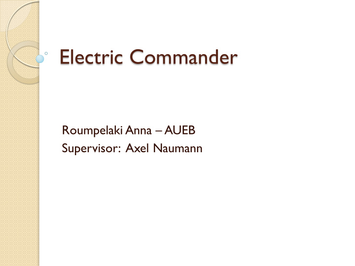 electric commander