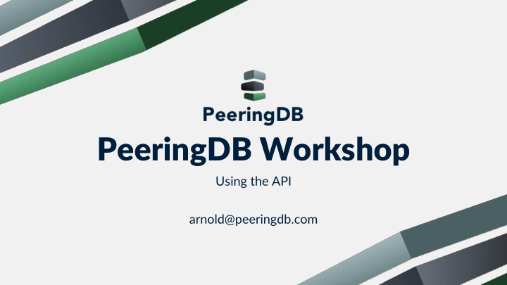 peeringdb workshop