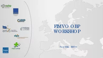 F  I  MVO OBP  WORK  SHOP  Pa ul Mills - E  MVO  AGE  NDA I  E  MVS Syste m Ove rvie w  Onb o a