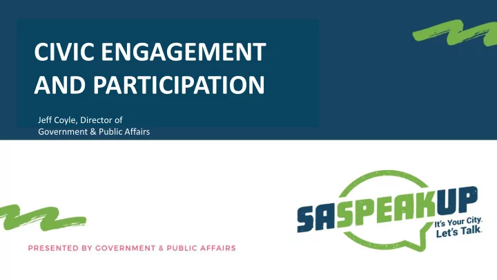 civic engagement