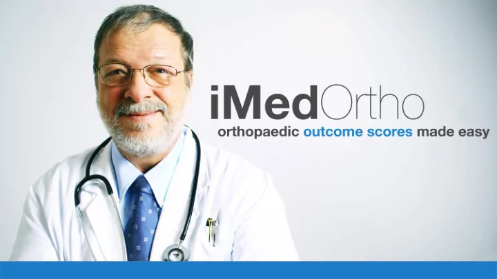 why should you collect outcome scores the mantra of the