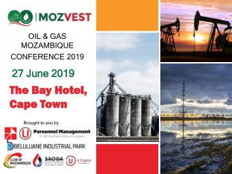 The  he Bay Ho  Hote  tel,  l,  Cape  e Town  Brought to you by Presenting the 2 nd  Your  Edition