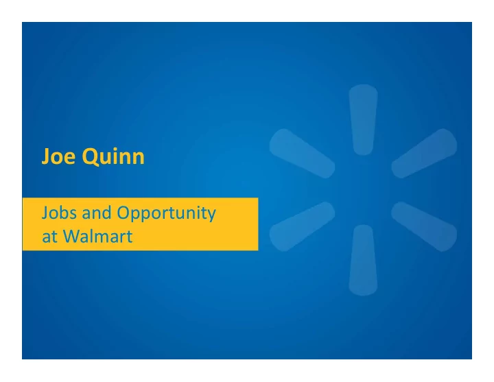 joe quinn