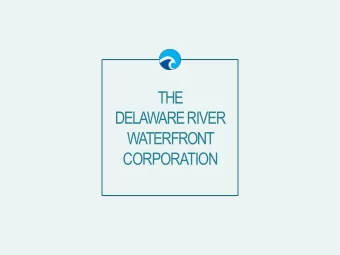 DELAWARE RIVER  WATERFRONT  CORPORATION  MASTER PLAN PROJECT AREA DRWCS DUALMISSION  Planning /