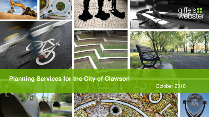planning services for the city of clawson