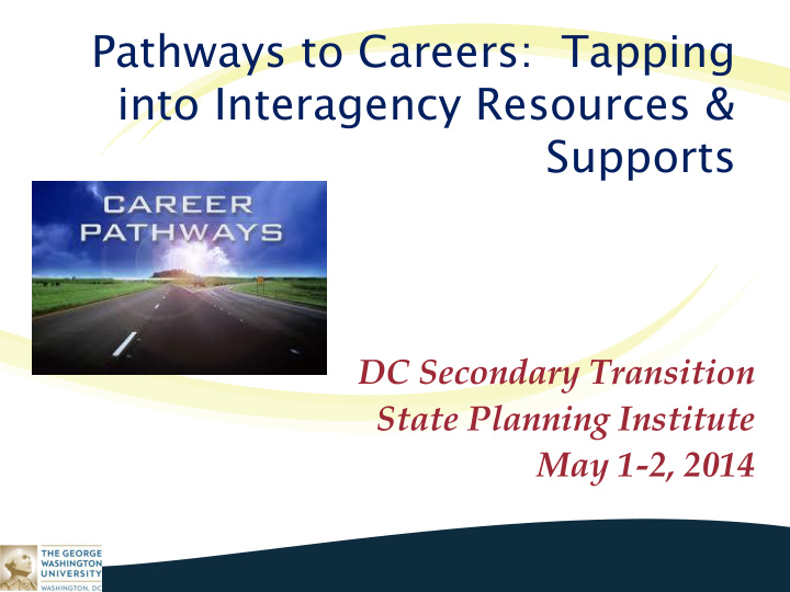 pathways to careers tapping into interagency resources