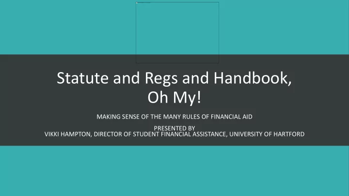 statute and regs and handbook
