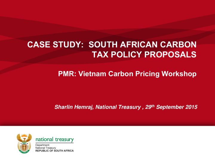case study south african carbon