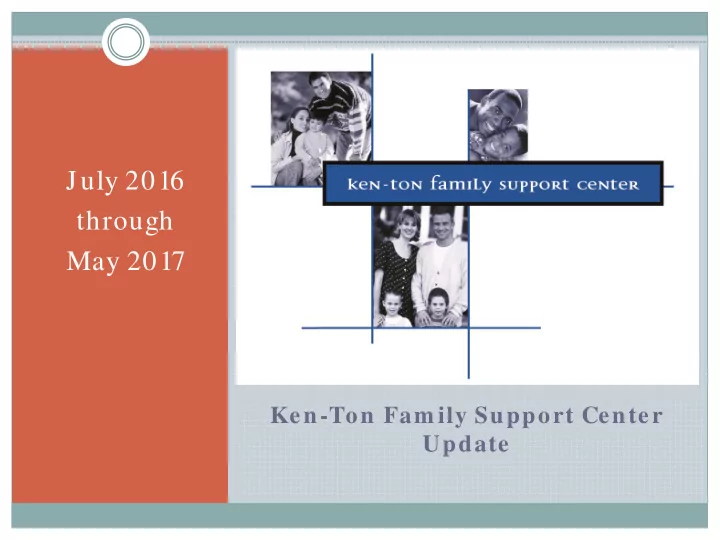 july 2016 through may 2017
