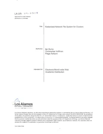 /-J Los Alamos NATIONA L LABOR ATOR Y ---- EH.1941 ----  Los Alamos National Laboratory, an