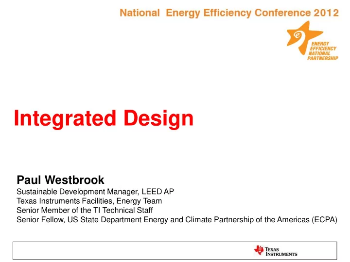 integrated design
