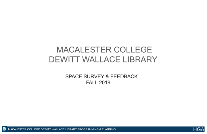 macalester college dewitt wallace library