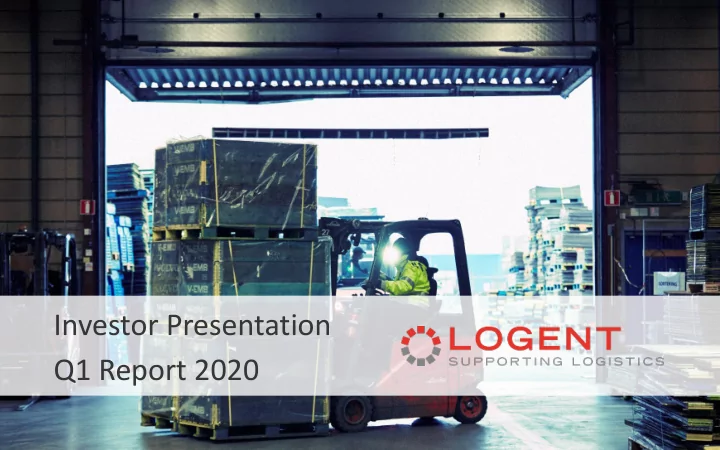 investor presentation q1 report 2020