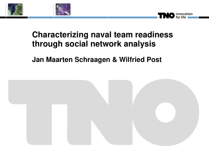 characterizing naval team readiness