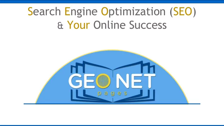 search engine optimization seo your online success what