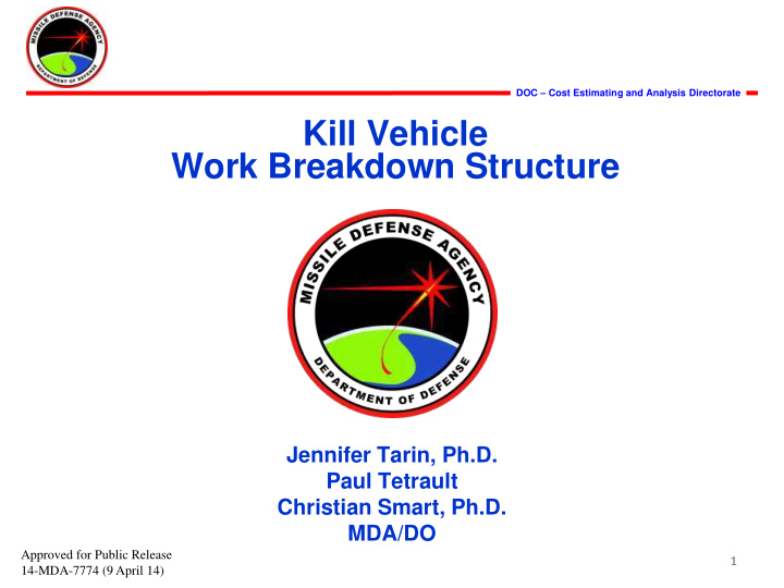 work breakdown structure