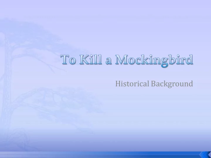 historical background