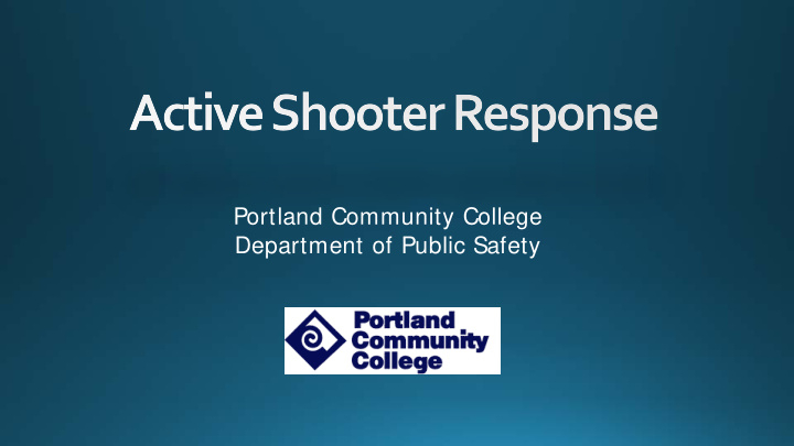 portland community college department of public safety