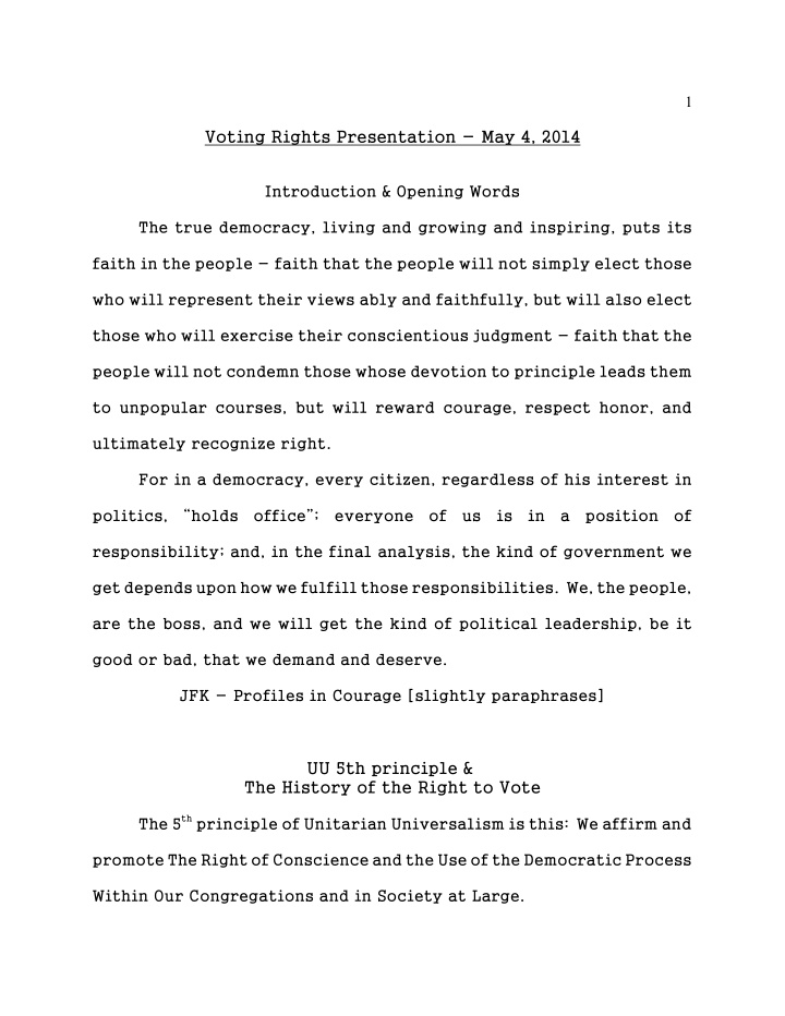 voting rights presentation may 4 2014