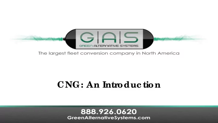 cng an intr oduc tion who we are