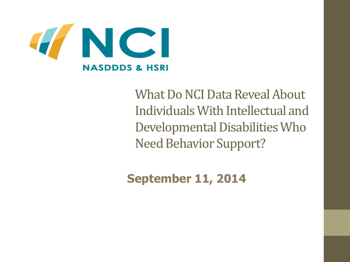 developmental disabilities who