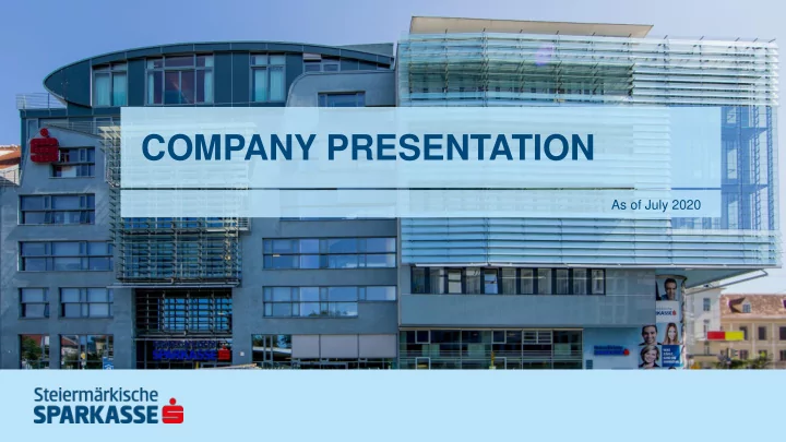 company presentation