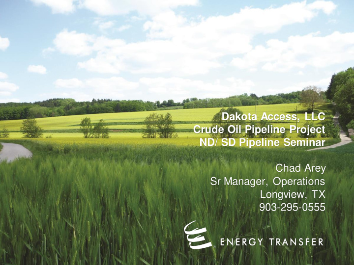 crude oil pipeline project