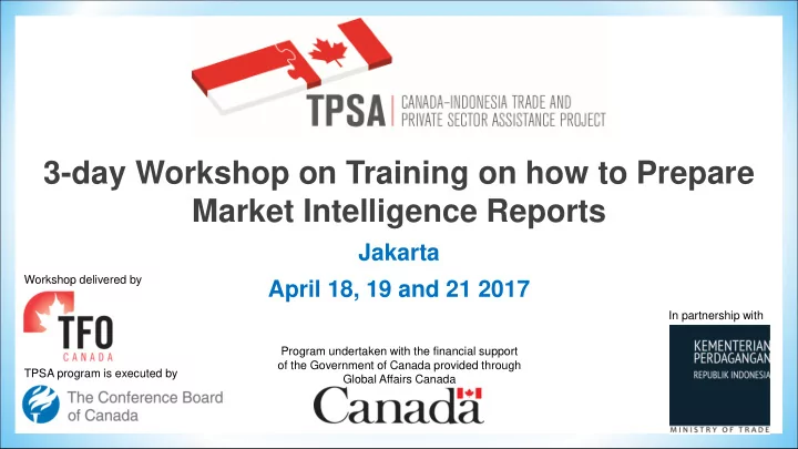market intelligence reports